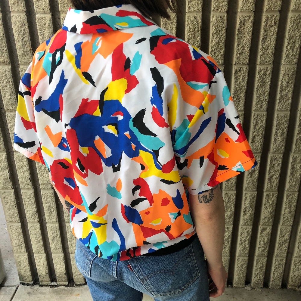 🚨❌ SOLD Vintage 80s Retro Top